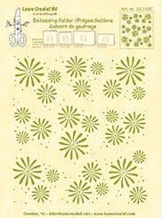 35.1697 ~ BACKGROUND FLOWERS ~ embossing folder ~ Leane Creatief BV