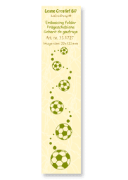 35.1727 ~ BORDER SPORT ~ border embossing folder ~ Leane Creatief BV