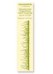 35.1765 ~ BORDER GRASS ~ Border embossing folder ~ Leane Creatief BV