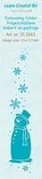 35.2663 ~ BORDER SNOWMAN ~ embossing folder ~ Leane Creatief BV