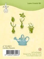 55.0423 ~ GARDEN FLOWERS ~ Leane Creatief Clear Stamp