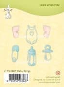 55.0607 ~ BABY THINGS ~ Leane Creatief Clear Stamp
