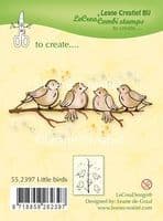 55.2397 ~ LITTLE BIRDS ~ Leane Creatief Clear Stamp