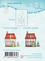 55.2786 ~ HOUSES ~ Leane Creatief Clear Stamp