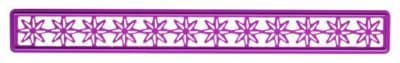 6002/0010 Border STRAIGHT STARS - JOY CRAFTS Cut+Emboss die.