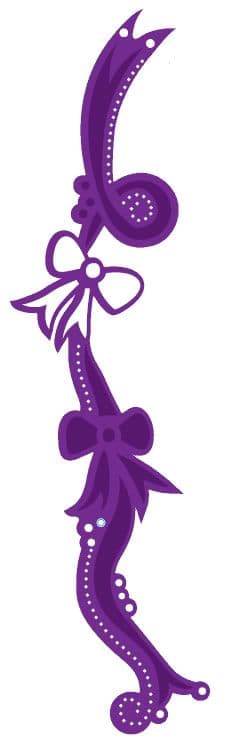 6002/0067 ~ BORDER with BOW ~ JOY CRAFTS Cut+Emboss die