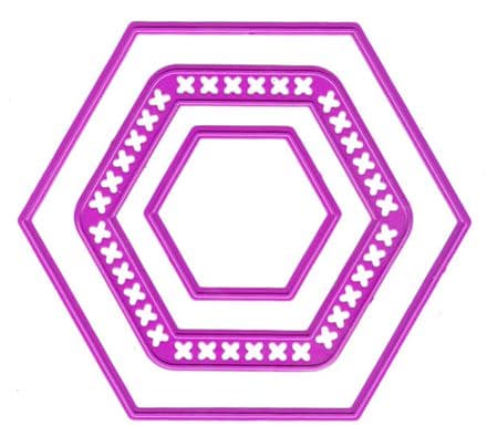 6002/0083 ~ HEXAGON ~ JoyCraft cut + emboss dies