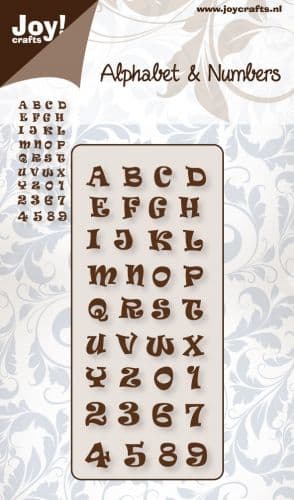 6002/0141 ~ ALPHABET & NUMBERS - ALPHABET 3 ~ Cutting, Embossing.