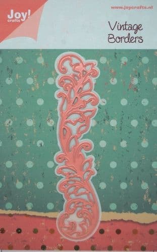 6002/0162 ~ SWIRL LEAVES 1 ~ VINTAGE BORDERS ~ Joycraft Cut & Emboss Die