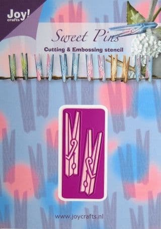 6002/0204 ~ SWEET PINS ~ JOY CRAFTS Cutting Stencil