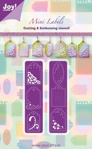 6002/0246 ~ LABELS ~ JOY CRAFTS Cut and emboss