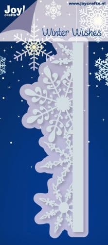 6002/2021 ~ BORDER WITH ICE CRYSTALS ~ JOY CRAFTS Cut+Emboss dies