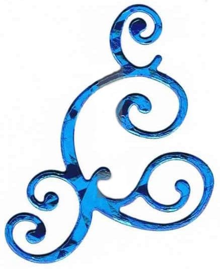6003/0004 - SWIRLS ~ Floral Flourishes - JOY CRAFTS Cutting Stencil