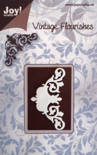 6003/0015 - FLOURISH 2~ Vintage Flourishes - JOY CRAFTS Cutting Stencil