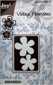 6003/0024 - FLOWER ~ Vintage Flourishes - JOY CRAFTS Cutting Stencil