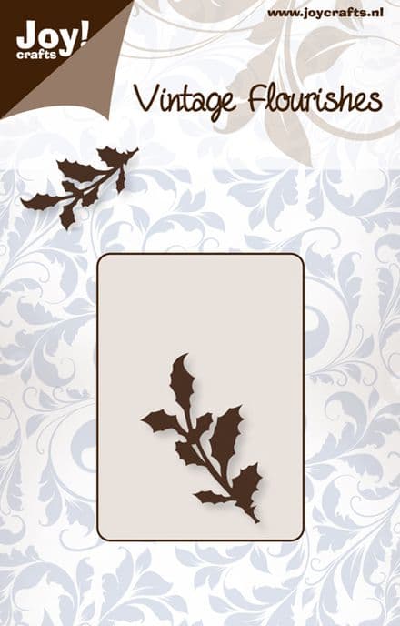 6003/0059 ~ HOLLY ~ VINTAGE FLOURISH ~ JOYCRAFT dies