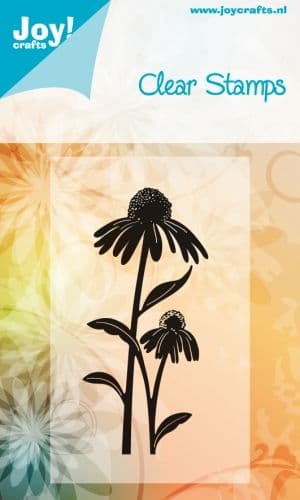 6410/0015 ~ FLOWER/LEAF 2 ~ VINTAGE FLOURISH ~ JOY CRAFTS CLEAR STAMP