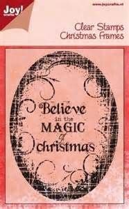 6410/0115 ~ CHRISTMAS FRAMES ~ JOYCRAFTS CLEAR STAMP
