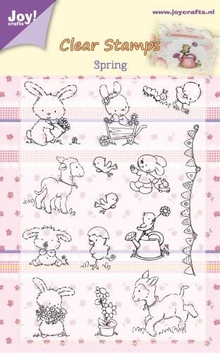 6410/0357 ~ SPRING ~ JOYCRAFTS CLEAR STAMP