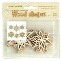 71.2533 ~ STARS - WOOD SHAPES ~ by Leane Creatief