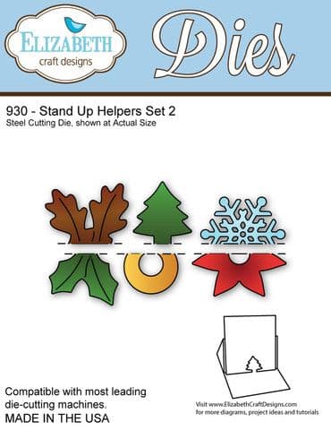 930 ~ STAND UP HELPERS SET 2 ~ Dies by Elizabeth Craft Designs