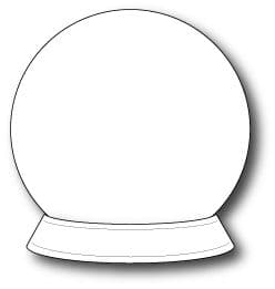 98229 ~ MEDIUM SNOW GLOBE ~ Memory Box die