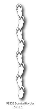 98332 ~ SANDAL BORDER ~ Memory Box die