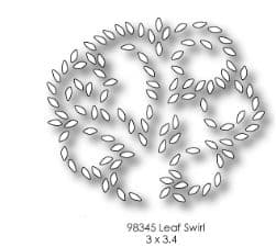 98345 ~ LEAF SWIRL ~ Memory Box die