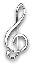 98354 ~ TREBLE CLEF ~ Memory Box die