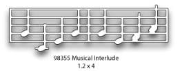 98355 ~ MUSICAL INTERLUDE ~ Memory Box die