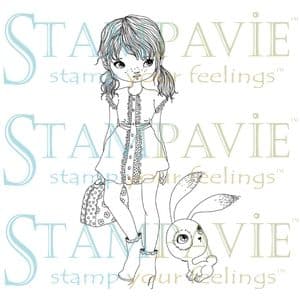 AC05 ~ YOLENE ~ ANNE CRESCI Stampavie stamp