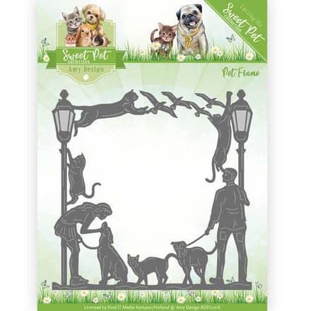 ADD10116 - Pets Cutting Die - Pet Frame - Amy Designs