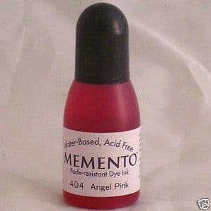 ANGEL PINK RE-INKER for Memento ink pad, 15ml bottle