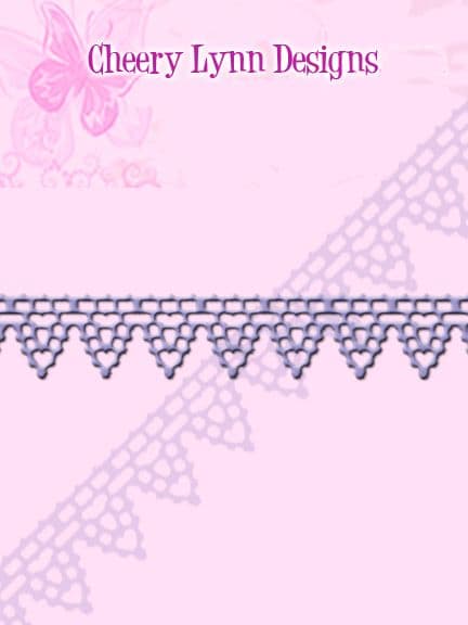 B133 ~ LACE LIGHT DECO BORDER ~ Cheery Lynn die
