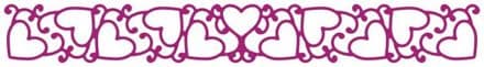 B143 ~ TANGLED HEARTS ~ border die - Cheery Lynn