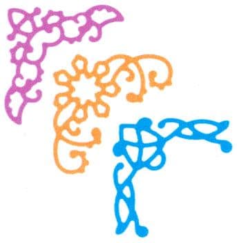 B163 ~ LACE CORNER DECO C ~ 3 dies