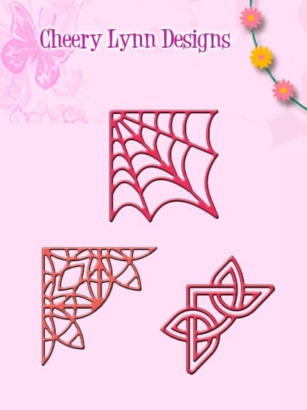 B173 ~ LACE CORNER DECO H ~ 3 dies