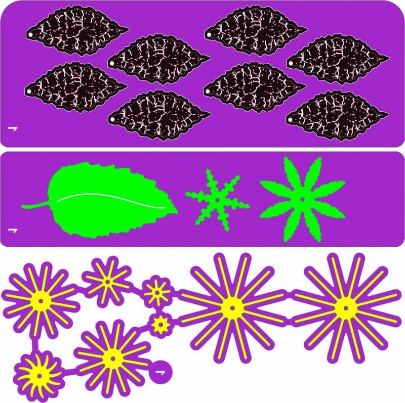 B181 ~ BUILD A FLOWER #1 ~ full set ~ Cheery Lynn Designs dies