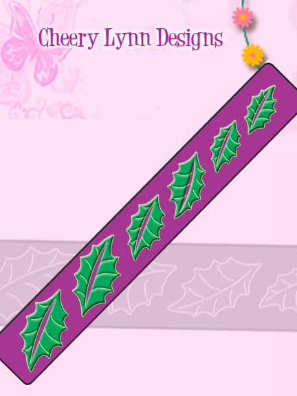 B183 ~ HOLLY LEAVES ~ Cheery Lynn Designs die