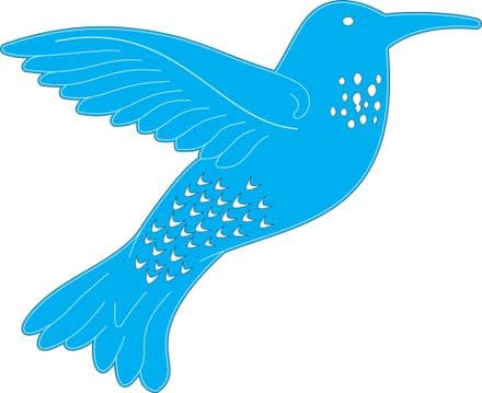 B193~ HUMMINGBIRD ~ Cheery Lynn Doily die