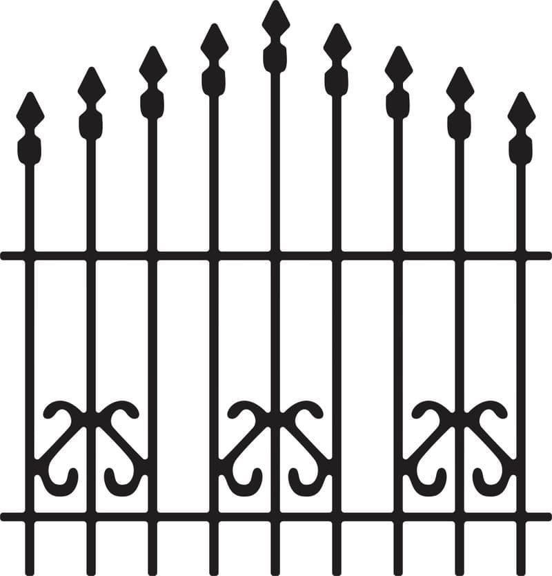 B196~ ORNAMENTAL GATE ~ Cheery Lynn Doily die