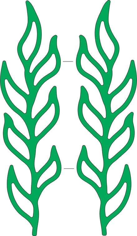 B206 ~ MINI LEAF SET ~ Cheery Lynn Doily die