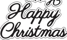 B214 s ~ HAPPY CHRISTMAS SET ~ Cheery Lynn dies