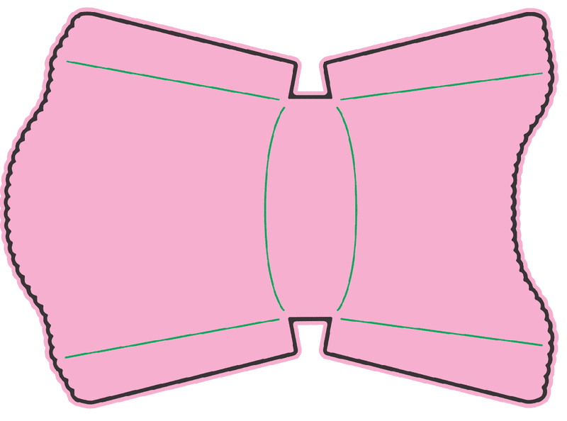 B275~ SCALLOP PARTY FAVOR BOX ~ Cheery Lynn Designs die