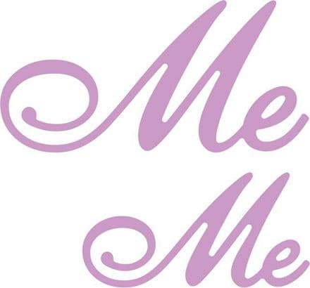 B408 ~ ME (SET OF 2) ~ CHEERY LYNN DIE