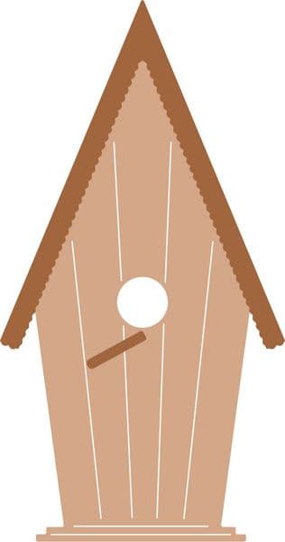 B419 ~ CLASSIC BIRDHOUSE ~ CHEERY LYNN DIE