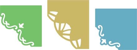 B429 ~ FANCY CORNER CUTS #2 ~ set of six dies ~ CHEERY LYNN DIES