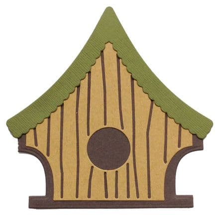 B452 ~ RUSTIC BIRDHOUSE ~ set of three dies ~ CHEERY LYNN DIES