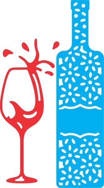 B493 ~ POUR THE WINE ~ CHEERY LYNN DIE