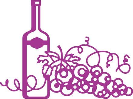 B494 ~ WINE & GRAPES ~ CHEERY LYNN DIE